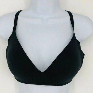Lululemon Black Take Shape Bra 36C Adjustable Tee Shirt Cupped Bra Smoothing